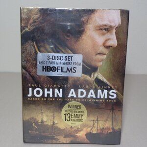 JOHN ADAMS / New DVD / 3 Disc Set / 7 Part Miniseries / HBO Films